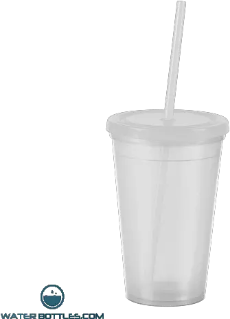 Download Insulated Straw Tumblers Frost Plastic Cup With Straw Png Straw Png