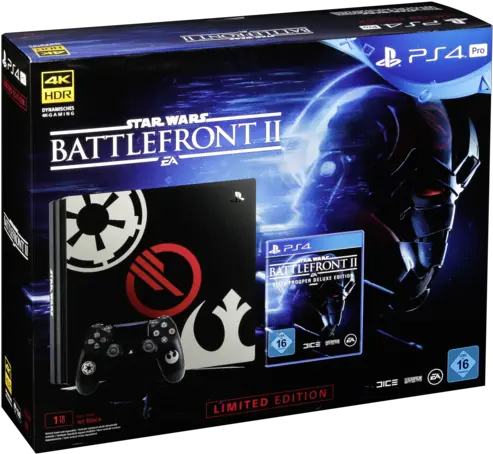 Sony Playstation 4 1tb Inkl Star Wars Battlefront 2 De Version Ps4 Pro Battlefront 2 Png Star Wars Battlefront 2 Png