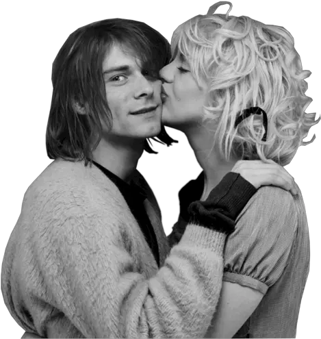 Kurt Cobain Courtney Love And Nirvana Kurt Cobain And Courtney Png Nirvana Png