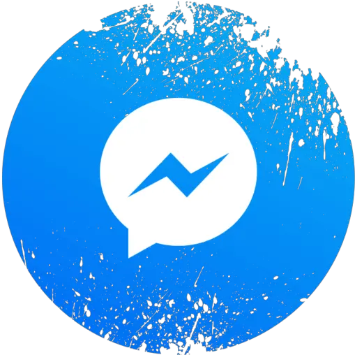 Facebook Messenger Blue Logo Pnglib U2013 Free Png Library Instagram Splash Png Transparen Mickey Mouse Facebook Icon