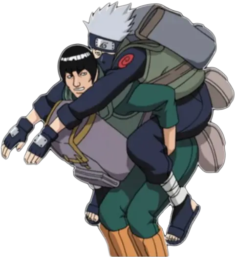 Guy And Kakashi Kakashi And Guy Sensei Png Kakashi Transparent