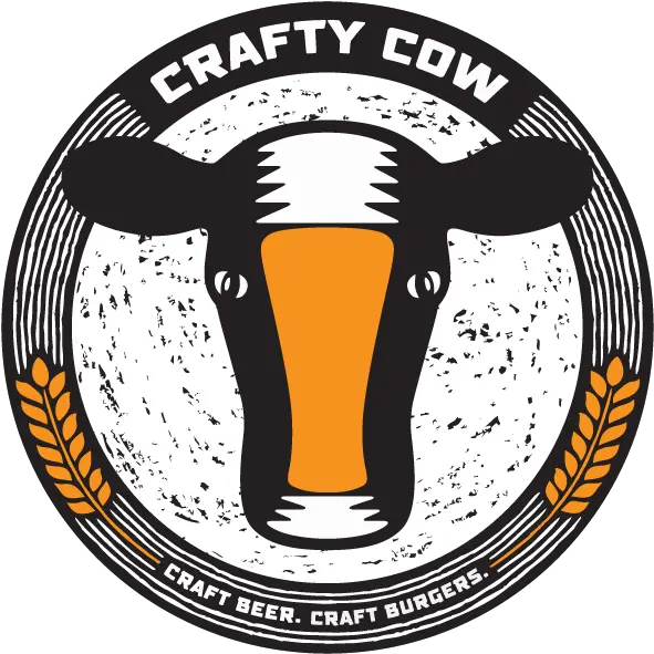 Crafty Cow Burger Logo Cow Png Cow Logo