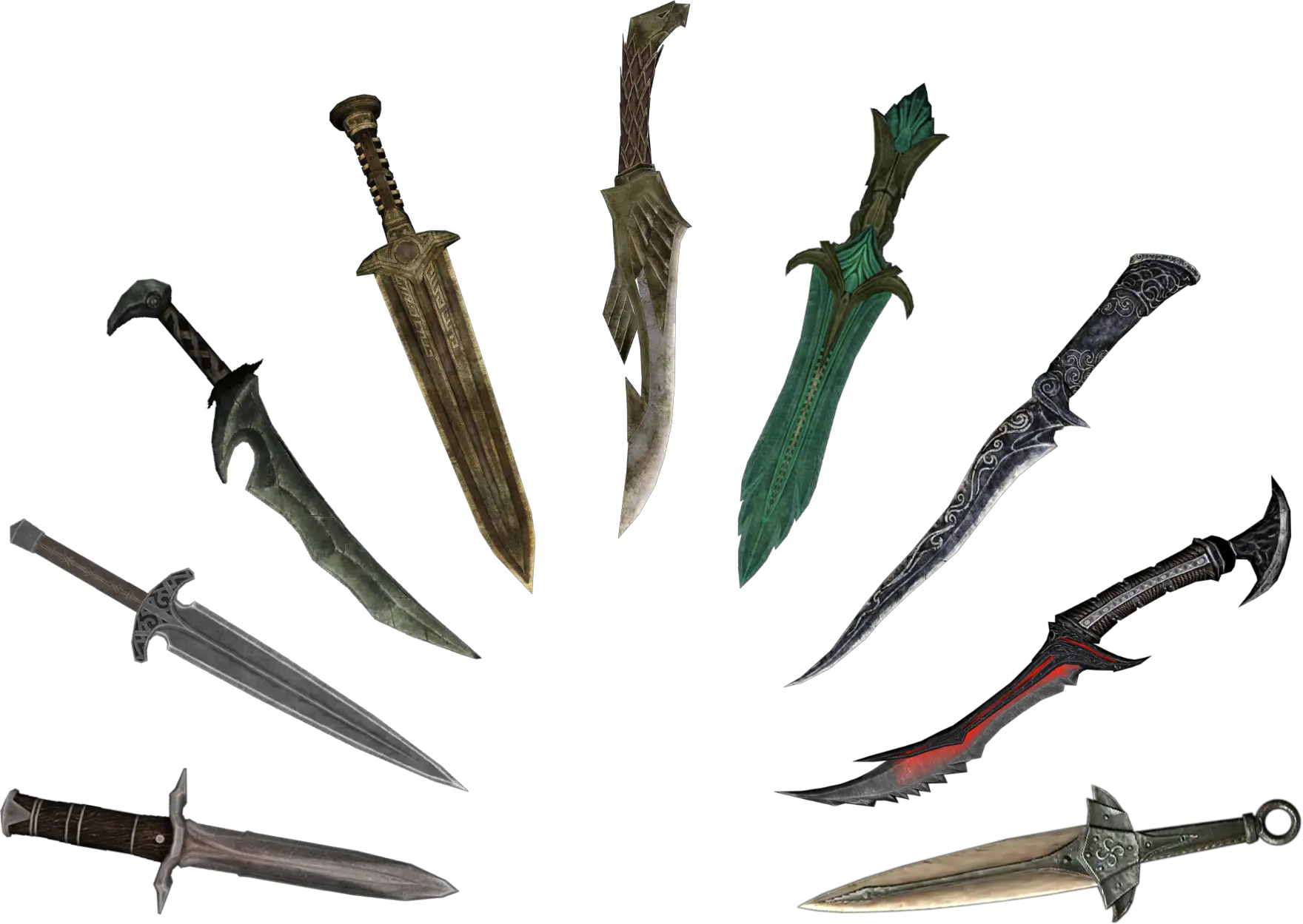 Scrolls Clipart Png Dagger Skyrim Daggers Dagger Png