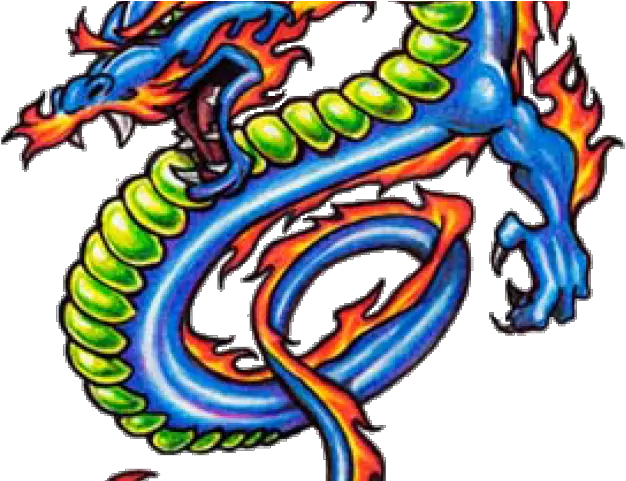 Download Hd Chinese Dragon Png Transparent Images Dragon Dragon With Flames Tattoo Chinese Dragon Png
