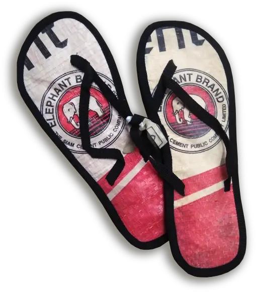 Eb Flip Flops Large Elephant Branded Png