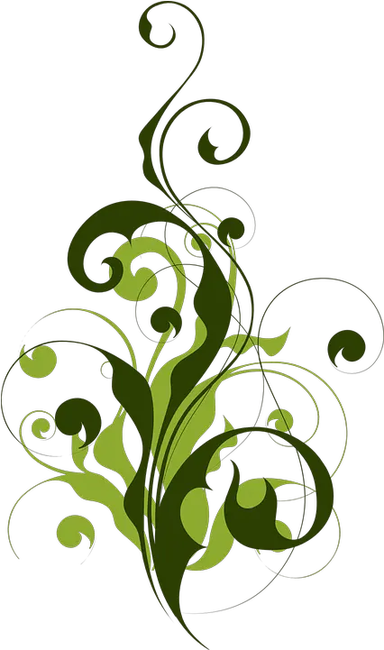 Flora Abstract Filigree Brown And Yellow Png Filigree Png