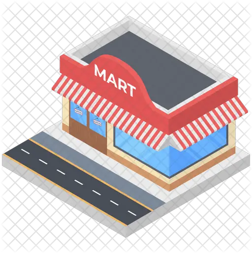 Mini Market Icon Of Isometric Style Icon Mini Market Png Market Png