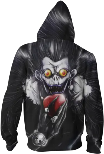 Download Death Note Ryuk Hoodie Hoodie Front And Back Png Ryuk Png