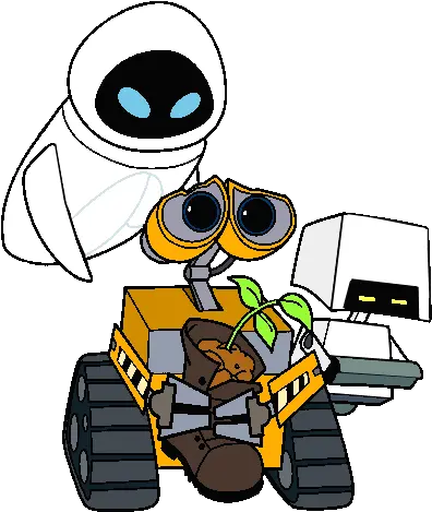 Wall E Picture Transparent Png Files Wall E Eve And Mo Wall E Png