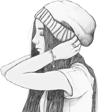 Fileqizpng Wikimedia Commons Desenhos De Meninas Rockeiras Sad Girl Png