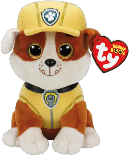 Ty Nordic Paw Patrol Rubble Paw Patrol Ty Beanie Png Rubble Png