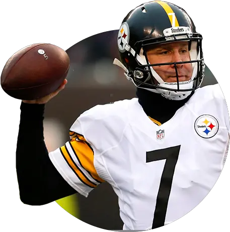 Download Ben Roethlisberger Pittsburgh Steelers Full Kick American Football Png Steelers Png