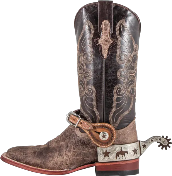 Download Hd Cowboy Boots Png Cowboy Boot With Spur Cowboy Boot Png