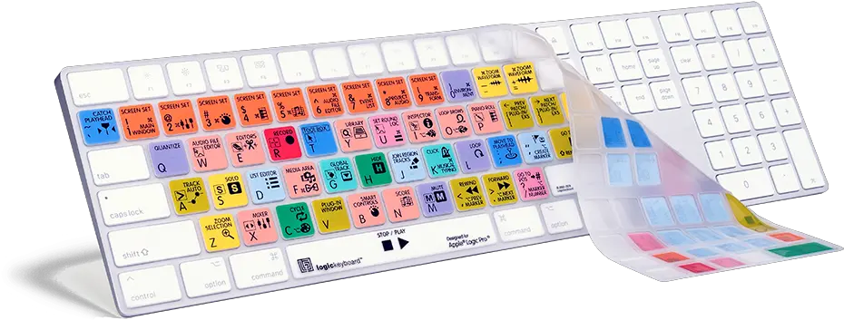 Apple Logic Pro X Logicskin Logic Pro Keyboard Cover Png Logic Png