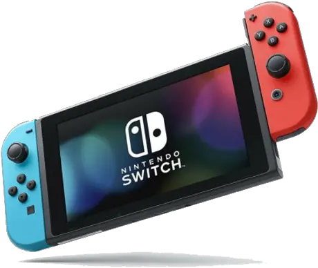 Nintendo Switch Png Transparent Images All Nintendo Switch Neon Red And Blue Nintendo Logo Transparent Background