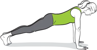 30 Day Plank Challenge Ww Usa 1424631 Png Images Pngio Press Up Plank Png