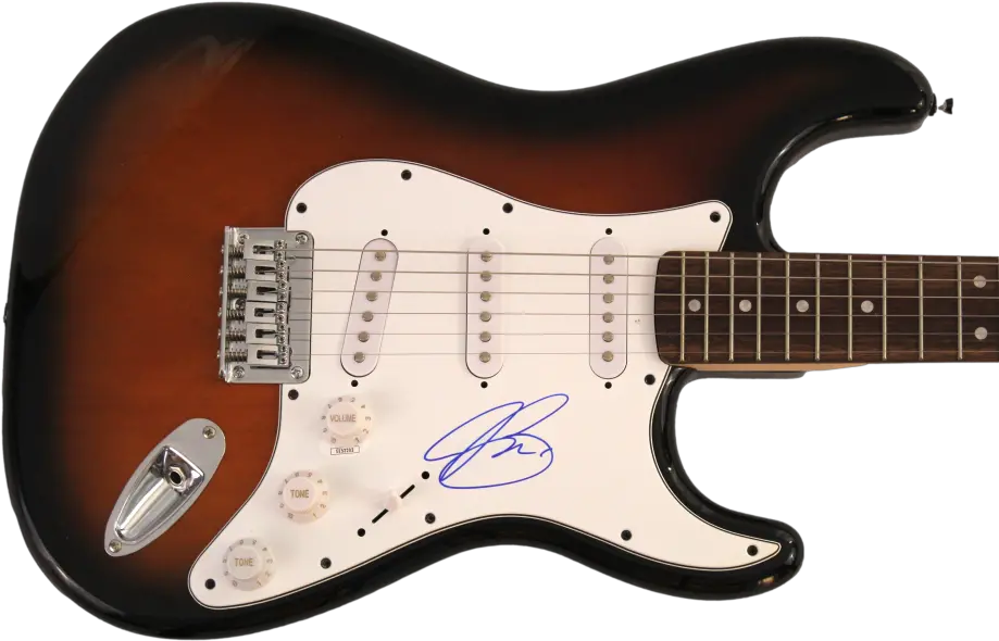 Joe Bonamassa Signed Autograph Full Size Fender Electric Angus Young Autograph Guitar Png Mim Icon