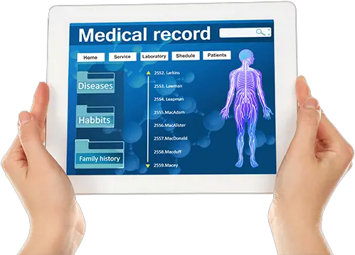 Holding Medicalrecordtablet500pngpng Omni Strategic Electronic Health Record Record Png