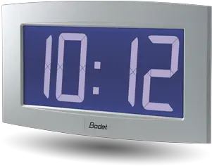 Bodet Time Lcd Clock Backlit Opalys 7 Led Display Png Digital Clock Png