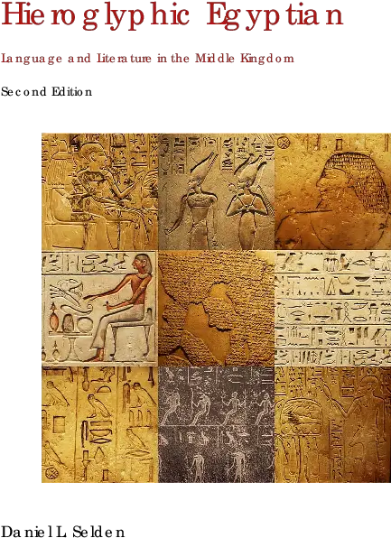 Pdf Hieroglyphic Egyptian An Introduction To The Language Hieroglyphic An Introduction To The Language And Literature Of The Middle Kingdom Png Smite F7 Icon