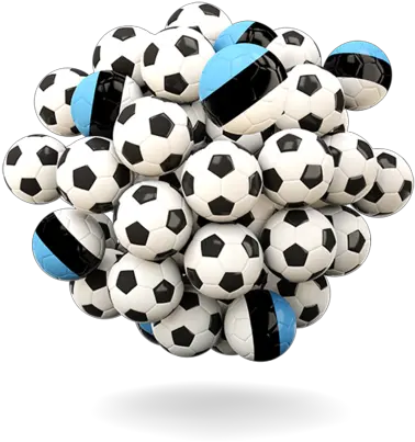 Pile Of Footballs Illustration Flag Estonia Flag Png Pile Icon