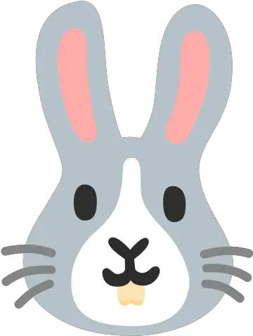 Rabbit Face Emoji Rabbit Emoji Png Cute Rabbit Icon