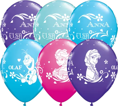 11 Anna Elsa U0026 Olaf Disney Frozen Latex Balloons X 25 Elsa Anna Balloon Png Anna Frozen Png