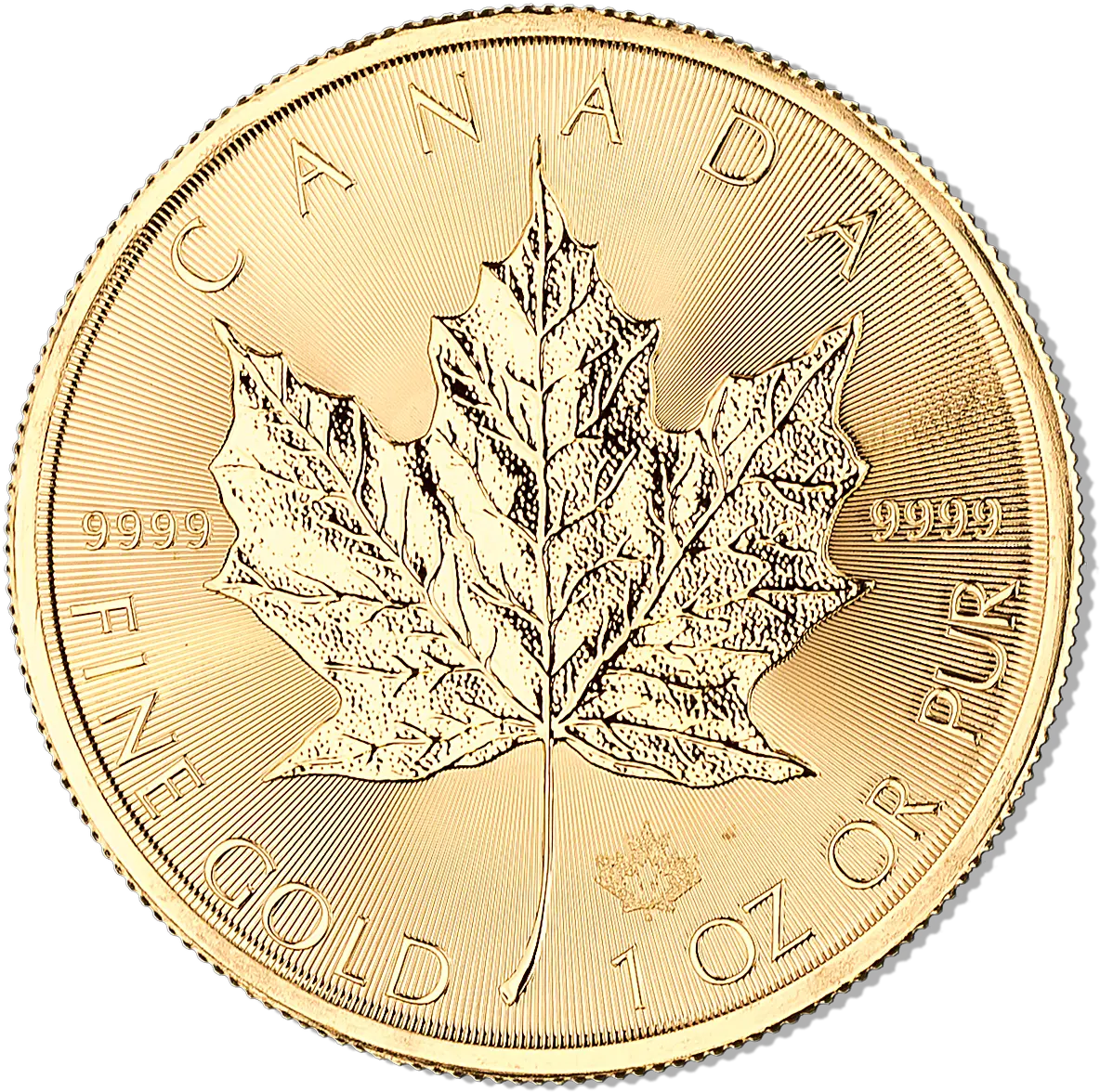 Canadian Gold Maple 2017 1 Oz Bullionstar Singapore Gold Png Canadian Maple Leaf Png