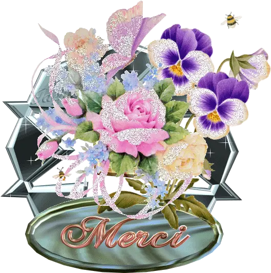 Bouquet De Fleurs Merci Gif Png Maria Skobtsova Icon