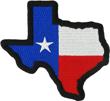 Texas Flag Shape Patch Texas State Colors Png Texas Shape Png