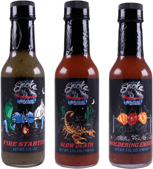 Download Rising Smoke Slow Death Hot Sauce Png Image With No Rising Smoke Fire Starter Hot Sauce Hot Sauce Png