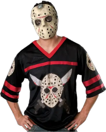 Jason Hockey Jersey U0026 Mask With Images Mens Jason Voorhees T Shirt Png Jason Voorhees Mask Png