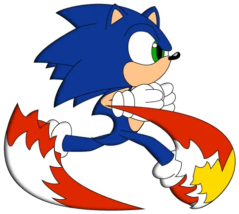 Sth Ep Style By Wingedknight Uc Sonic Sonic The Hedgehog Moving Png Sonic Running Png