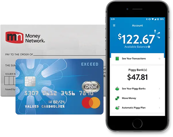 Exceed By Money Network Card Walmart Money Network Card Png Walmart Icon Png