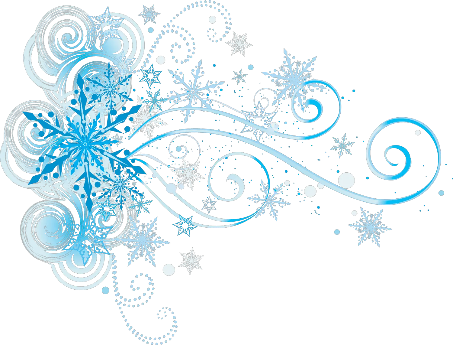 Falling Snowflakes Png Clipart