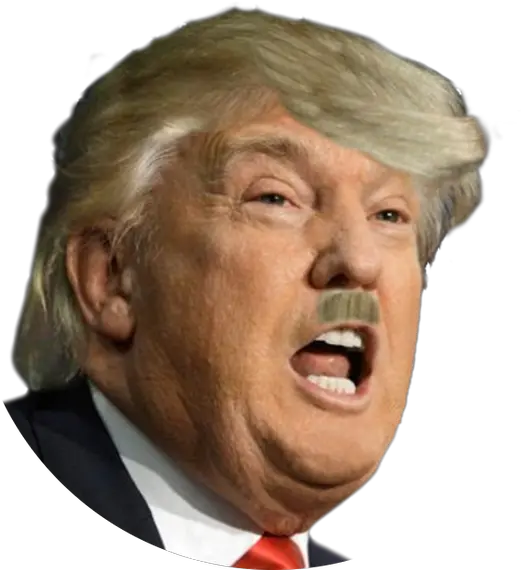 Would Trump Look Better With A Mustache California Fires Trump Threatens To Pull Federal Aid Funds Png Hitler Mustache Transparent