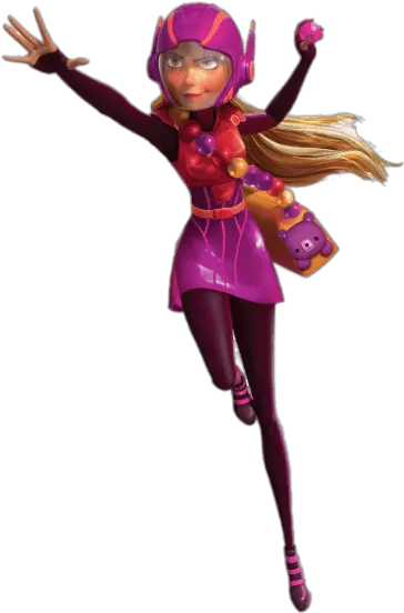 Big Hero 6 Honey Lemon In Action Transparent Png Stickpng Honey Lemon Big Hero 6 Png Lemon Transparent Background