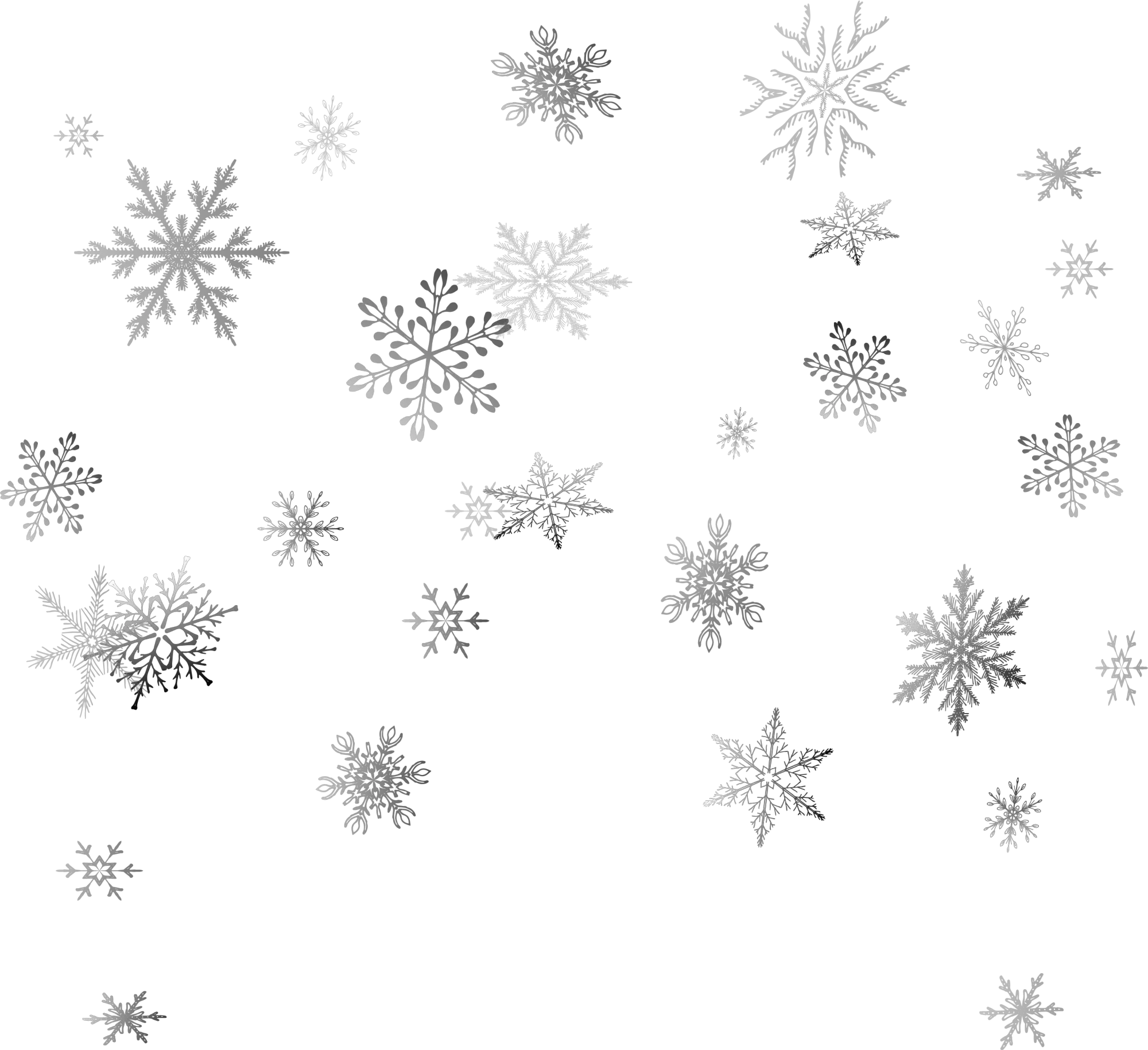 Drawling Snowflake Png