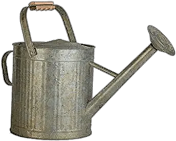 Vintage Galvanised Watering Can Transparent Png Stickpng Metal Watering Can Can Png
