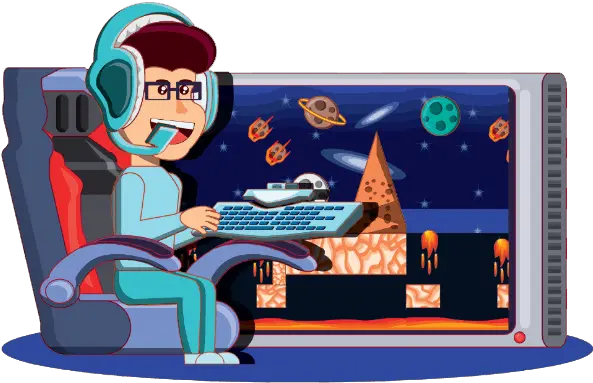 2020u0027s Best Gaming Chairs 10 Premium Computer Gaming Chairs Vector Of Avatar Playing Video Game Png Noblechairs Icon