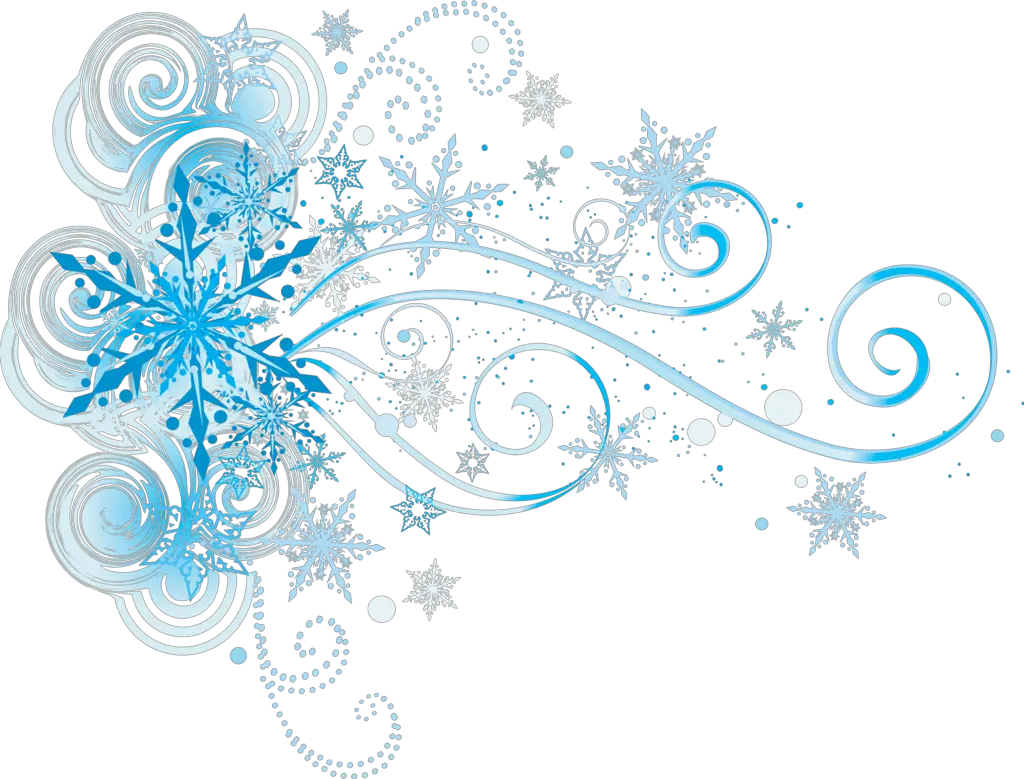 Dark Blue Snowflake Png