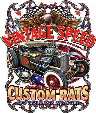 Vintage Speed Custom Rats Png Hotrod Icon