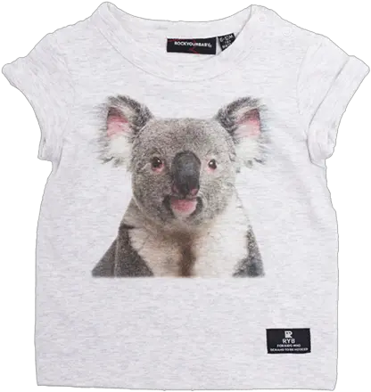 Koala Bear Short Sleeve Tee Rock Your Baby Koala Tshirt Png Koala Bear Png