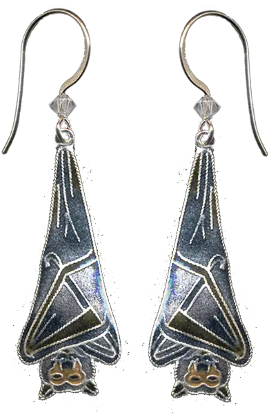 Sleeping Bat Earrings U2014 Bamboo Jewelry Png Earring