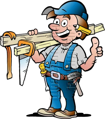 Carpenter Handyman With Carpentry Tools Carpenter Clipart Png Carpenter Logo