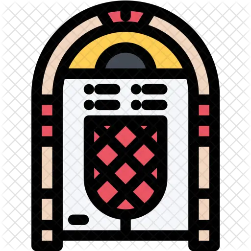 Jukebox Icon Of Colored Outline Style Jukebox Icon Png Jukebox Png