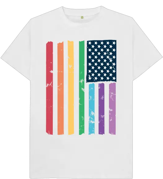 Rainbow Flag Of The Us Active Shirt Png Rainbow Flag Png