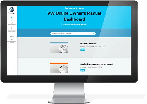 Volkswagen Online Owneru0027s Manuals Official Vw Digital Sharing Png Auto Manual Icon