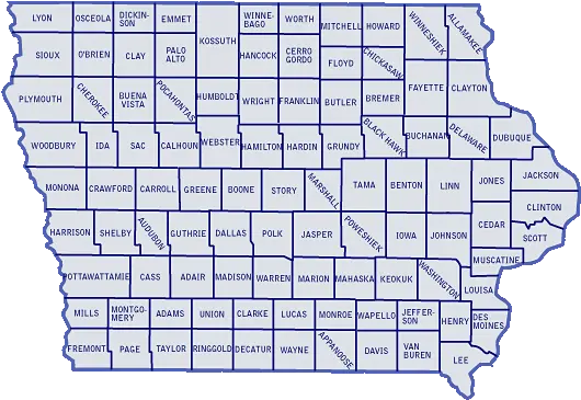 Iowa Department Of Veterans Affairs Counties All Iowa Counties Png Pocahontas Gif Icon