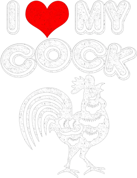 I Love My Cock Rooster Iphone Case For Line Art Png Cock Png